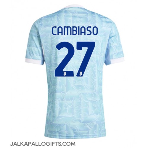 Juventus Andrea Cambiaso #27 Vieraspaita 2025-26 Lyhythihainen